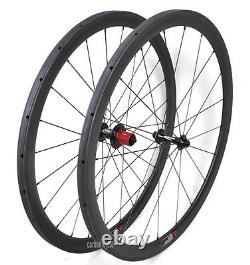 1150g Sapim cx-ray Carbon Tubular Wheels 700C 38mm Road Bicycle UD Matt 23 wide