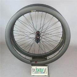 12 Speed Carbon Fiber Road Wheelset 5025mm Wheel Tubeless XDR / Micro Spline