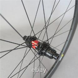 12 Speed Carbon Fiber Road Wheelset 5025mm Wheel Tubeless XDR / Micro Spline