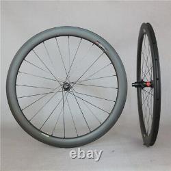 12 Speed Carbon Fiber Road Wheelset 5025mm Wheel Tubeless XDR / Micro Spline