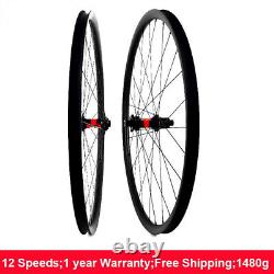 12 Speed Carbon mtb Disc Wheelset 29er 30x25mm DT240S Hub Boost Wheels Tubeless