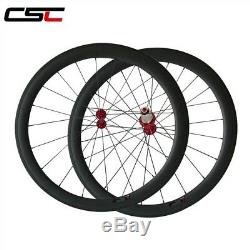 1500g only Ceramic Bearing Hubs 50mm Clincher Carbon road bike wheels