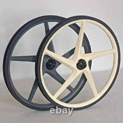 16'' Carbon Clincher 5 Spokes Rims BMX Folding Bike Wheelset Disc Brake 25x25mm