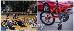 16'' Carbon Clincher 5 Spokes Rims BMX Folding Bike Wheelset Disc Brake 25x25mm