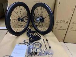 16 Inch Carbon Bicycle Wheelset Rim Brake 6 Speed SRF3 Hub Folding Bike Wheels