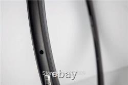 1Pc Clincher Rim Carbon Road Bike 3K UD 12K Full Carbon Fibre Bicycle Wheel Rims