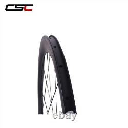 1 Day Ship Road Bike Wheels 50mm Carbon Fiber Wheelset Clincher Bicycle Wheelset