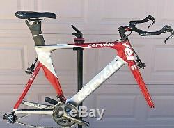 2009 Cervelo P2C Road, Time Trial Bike, size 56c (No Wheels) Carbon TT Bicycle