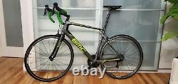 2017 BMC GranFondo GF02 Carbon Fiber Road Bike 58cm Shimano 105 HED Wheels