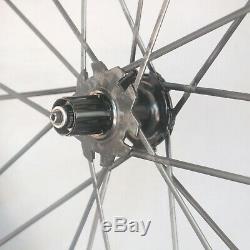 2021 New carbon wheelset road bicycle 700c integrated spokes tubular wheels rim