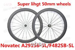 20.5mm/23mm/25mm Wide Road Bike Clincher/Tubular Carbon Wheelset NOVATEC Hub