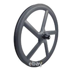 20er 451 5 Spokes Road Bike Carbon Fiber Wheelset Folding Clincher Bicycle Wheel