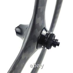 20er 451 5 Spokes Road Bike Carbon Fiber Wheelset Folding Clincher Bicycle Wheel