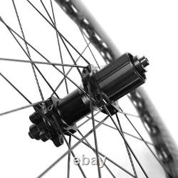 21inch 451 Depth 50mm Carbon Fiber Disc Brake Wheels Road Bike Wheelset Clincher