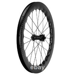 21inch 451 Depth 50mm Carbon Fiber Disc Brake Wheels Road Bike Wheelset Clincher