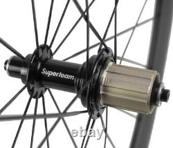 25mm U Shape 50mm Depth Carbon Wheels Road Bike Clincher Carbon Bicycle Wheelset