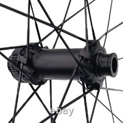 25mm Wide Tubeless 38mm Depth 700C Carbon Fiber Road Bicycle Wheels with D272Hub