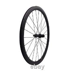 25mm Wide Tubeless 38mm Depth 700C Carbon Fiber Road Bicycle Wheels with D272Hub