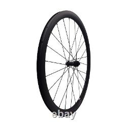 25mm Wide Tubeless 38mm Depth 700C Carbon Fiber Road Bicycle Wheels with D272Hub