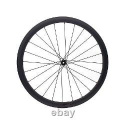 25mm Wide Tubeless 38mm Depth 700C Carbon Fiber Road Bicycle Wheels with D272Hub