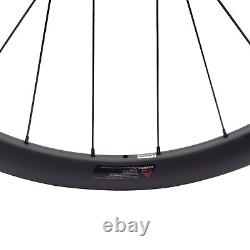 25mm Wide Tubeless 38mm Depth 700C Carbon Fiber Road Bicycle Wheels with D272Hub
