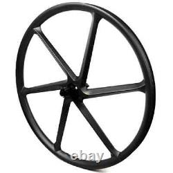27.5 29 Inch Mountain Bike Carbon Fiber Wheelset 6 Spoke Tubeless Bicycle Wheels