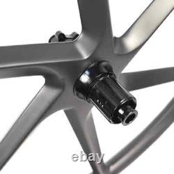 27.5 29 Inch Mountain Bike Carbon Fiber Wheelset 6 Spoke Tubeless Bicycle Wheels