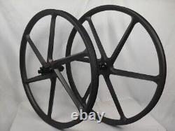 27.5 29 Inch Mountain Bike Carbon Fiber Wheelset 6 Spoke Tubeless Bicycle Wheels