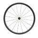 30mm Carbon Wheel Front Clincher Tubeless Black Matt 700c Road Bike Rim Brake