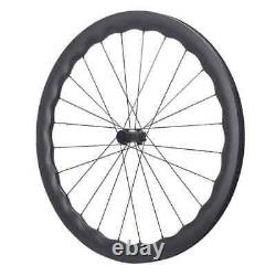 36T Ratchet Teeth Carbon Wheels Disc Brake 700C Road Bike Wheelset Center Lock