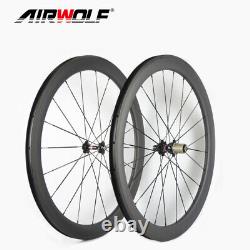 38/50/60/80mm Carbon Road Bike Wheel 3K 25mm Clincher Road Carbon Bicycle Wheels