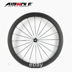 38/50/60/80mm Carbon Road Bike Wheel 3K 25mm Clincher Road Carbon Bicycle Wheels