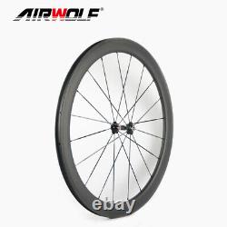 38/50/60/80mm Carbon Road Bike Wheel 3K 25mm Tubeless Road Carbon Bicycle Wheels