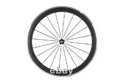 38/50/60/80mm Clincher Carbon Wheelset Road Bike Alloy Brake Surface 700C Wheels