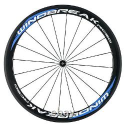 38/50/60/88mm Carbon Wheels WindBreak Road Bike Wheelset With R13 Hub 18/21 Hole