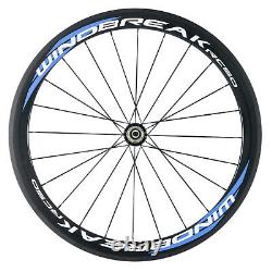 38/50/60/88mm Carbon Wheels WindBreak Road Bike Wheelset With R13 Hub 18/21 Hole