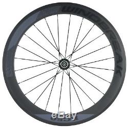 38/50/60/88mm Carbon Wheelset 700C Road Bicycle Cycle Wheels with Basalt Brake
