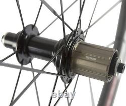 38/50/60/88mm Clincher Carbon Wheelset Road Bike/Bicycle Wheels UD Matte 700C