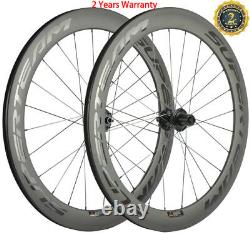 38/50/60/88mm Disc Brake Carbon Wheels Road Bike Center Lock/6 Bolt Carbon Wheel