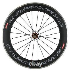 38mm/60mm+80mm Carbon Clincher Wheelset Aluminum Road Bike Carbon Wheels /set