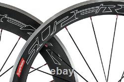 38mm/60mm+80mm Carbon Clincher Wheelset Aluminum Road Bike Carbon Wheels /set