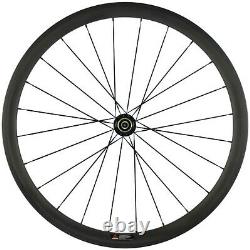 38mm Carbon Wheels 700C Road Bike Clincher Bicycle Wheelset 23mm Width Race Bike