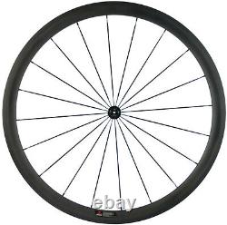 38mm Carbon Wheels 700C Road Bike Clincher Bicycle Wheelset 23mm Width Race Bike