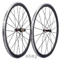 38mm Carbon Wheels Aluminum Alloy Brake Straight Pull AS511SB Hub Road Wheelset