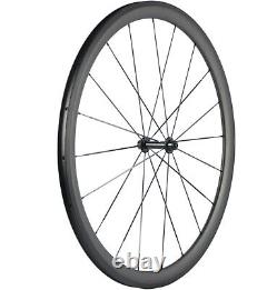 38mm Carbon Wheels Road Bike Font+Rear Carbon Wheelset 25mm Width Fit for XDR
