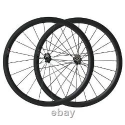 38mm Clincher 25mm U-shape 700c road bike carbon wheel with basalt brake surface