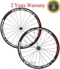 38mm Clincher Carbon Wheels Road Bike Carbon Wheelset 700C 23mm Width Race Wheel