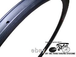 38mm Road Light 25 mm Wide Carbon CLINCHER 700c Rim 28H