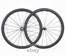 38mm Sapim Carbon Wheels Clincher Road Bike Rim Race Powerway R36 700C 3k Matt