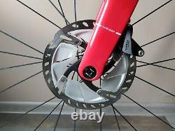 3T Strada Team Size L Red/White, Aero Disc Road Bike, Carbon Frame & Wheels